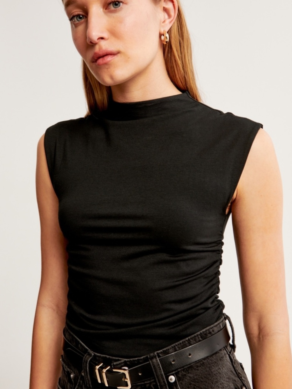 Abercombie Paloma Top in Black